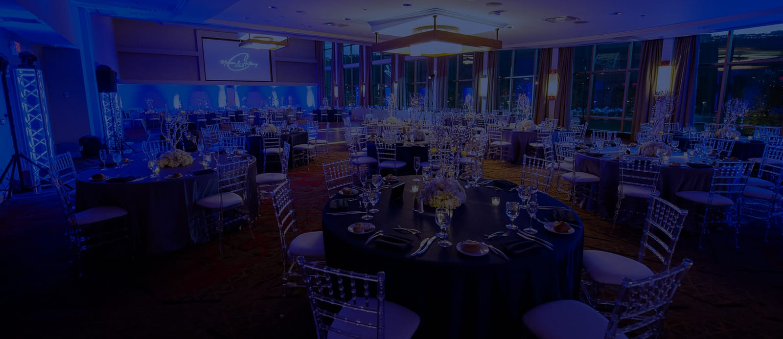A dramatic wedding celebration produced by Michael Willis Events